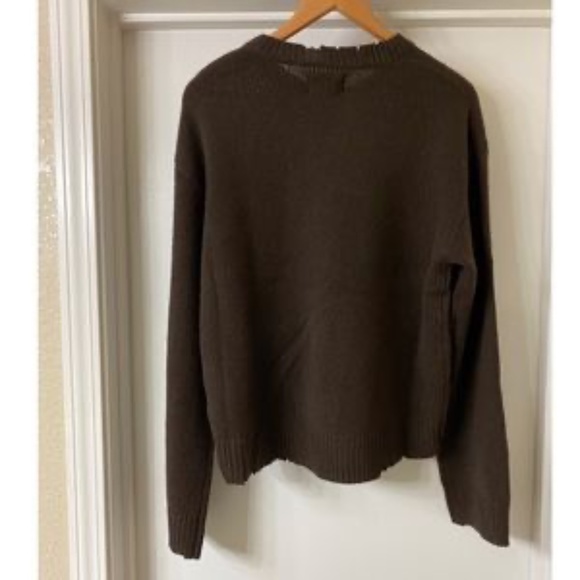 RTA Cedar Emma Cashmere Sweater Brown Large - Picture 7 of 15